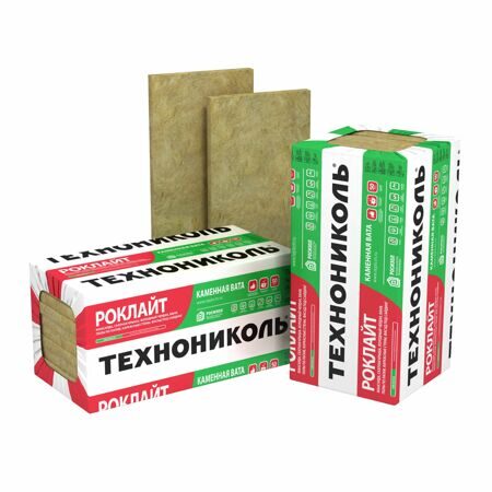 Утеплитель базальтовый Рок Лайт 35 пл.1200х600х100 6 шт 4,3 м2